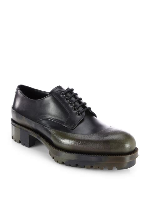 prada oxfords men|prada platform oxfords.